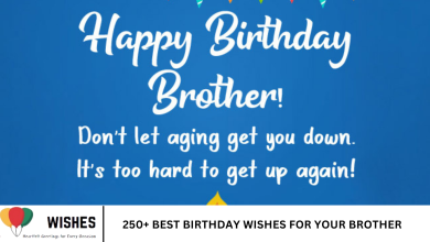 250+ Best Birthday Wishes For Your Brother