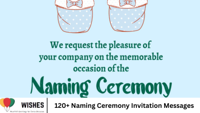 120+ Naming Ceremony Invitation Messages