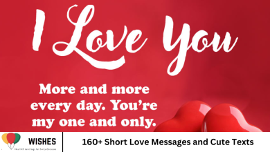 160+ Short Love Messages and Cute Texts