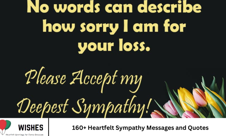 160+ Heartfelt Sympathy Messages and Quotes