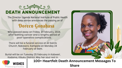 100+ Heartfelt Death Announcement Messages To Share