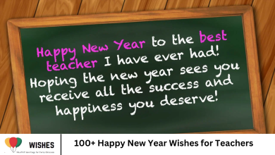 100+ Happy New Year Wishes for Teachers