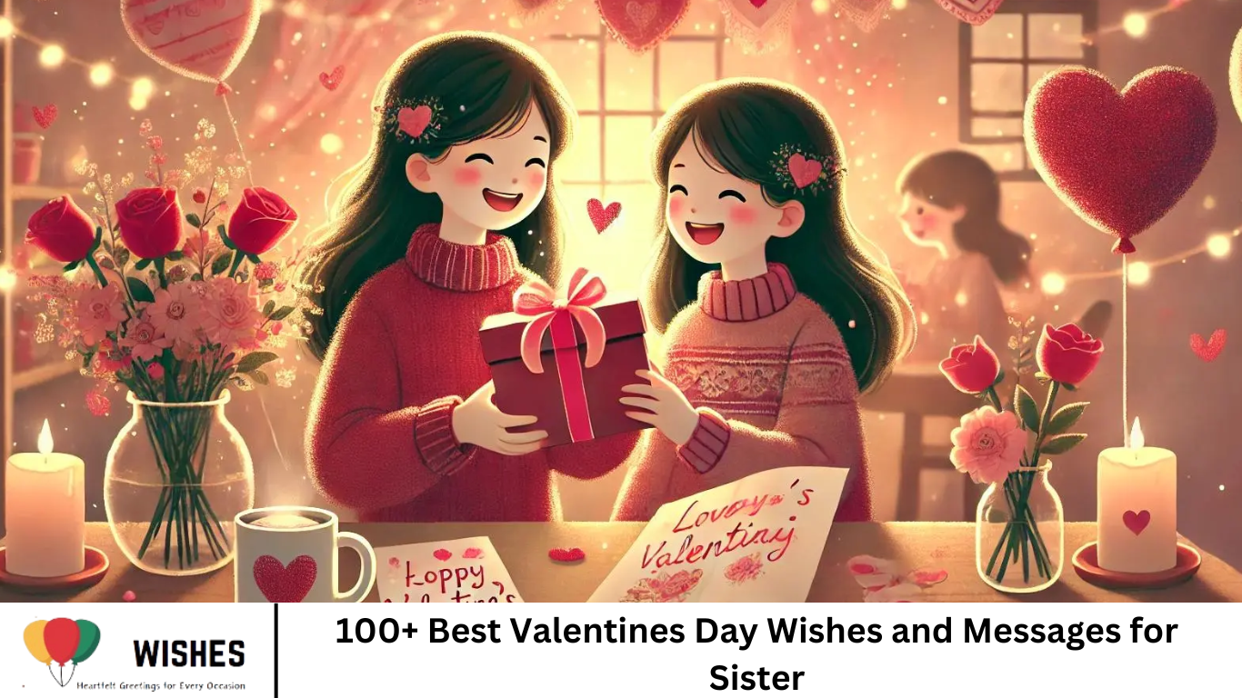 100+ Best Valentines Day Wishes and Messages for Sister - Wishes
