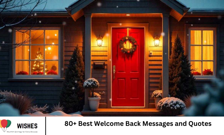 80+ Best Welcome Back Messages and Quotes