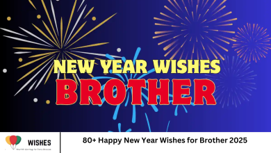 80+ Happy New Year Wishes for Brother 2025