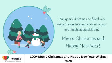 100+ Merry Christmas and Happy New Year Wishes 2025